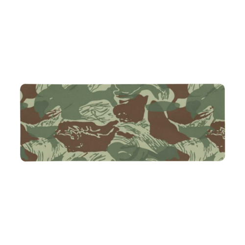 Rhodesian Brushstroke Camouflage v3 Extra Large Rectangle Mousepad (31"x12")
