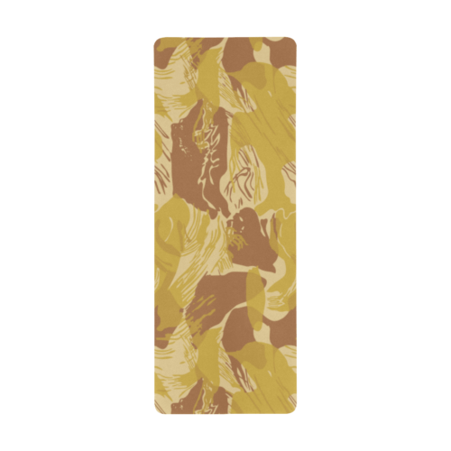 Alternative view of Rhodesian Brushstroke Arid Camouflage Extra Large Rectangle Mousepad (31"x12")