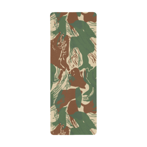 Alternative view of Rhodesian Brushstroke Camouflage v2b Extra Large Rectangle Mousepad (31"x12")