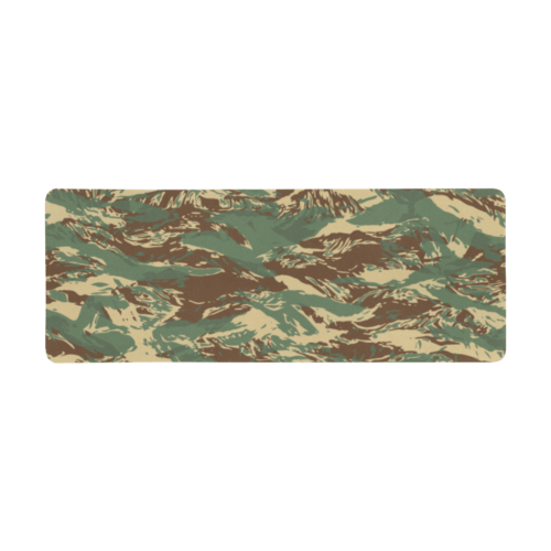 Rhodesian Brushstroke Fictional Tigerstripes Extra Large Rectangle Mousepad (31"x12")