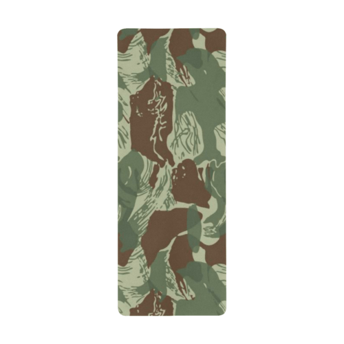 Alternative view of Rhodesian Brushstroke Camouflage v3 Extra Large Rectangle Mousepad (31"x12")