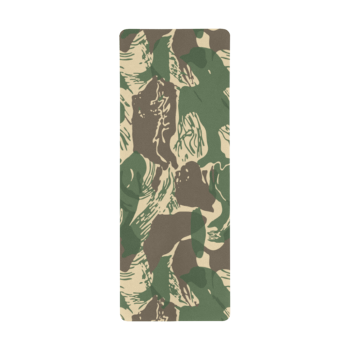 Alternative view of Rhodesian Brushstroke Camouflage v4 Extra Large Rectangle Mousepad (31"x12")