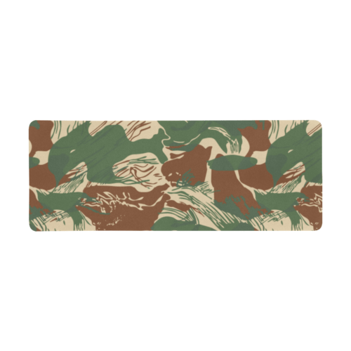 Rhodesian Brushstroke Camouflage v2b Extra Large Rectangle Mousepad (31"x12")