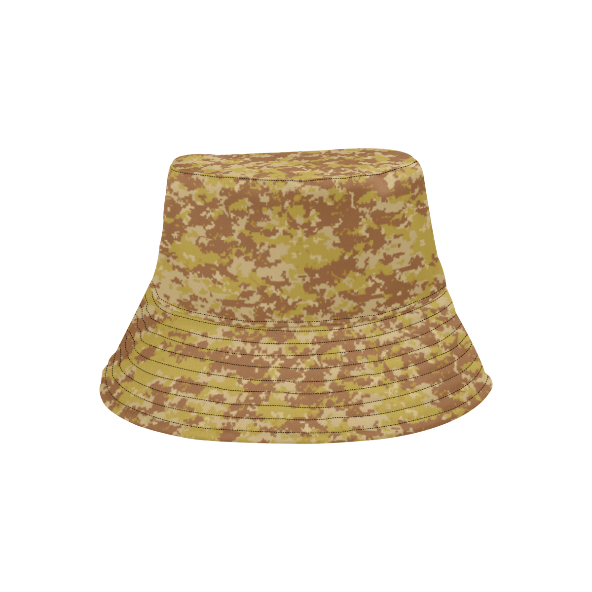 Rhodesian Brushstroke Fictional Arid Digital Camouflage Bucket Hat for Men