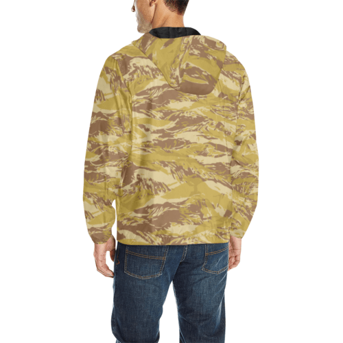 Alternative view of Rhodesian Brushstroke Fictional Arid Tigerstripes Camouflage Quilted Windbreaker