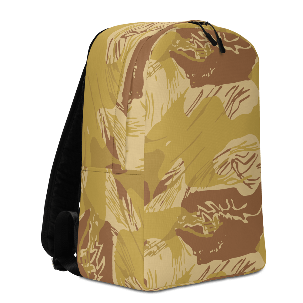 Rhodesian Brushstrokes Arid Camouflage Minimalist Backpack | Rhodesian ...