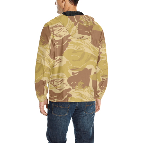 Alternative view of Rhodesian Brushstroke Arid Camouflage Quilted Windbreaker