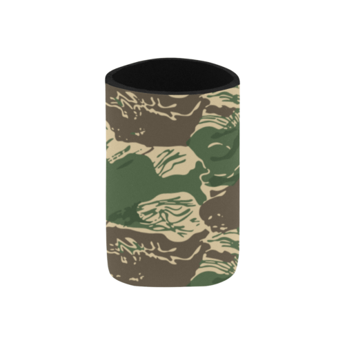Alternative view of Rhodesian Brushstroke Camouflage v4 Neoprene Can Cooler 4" x 2.7" dia.