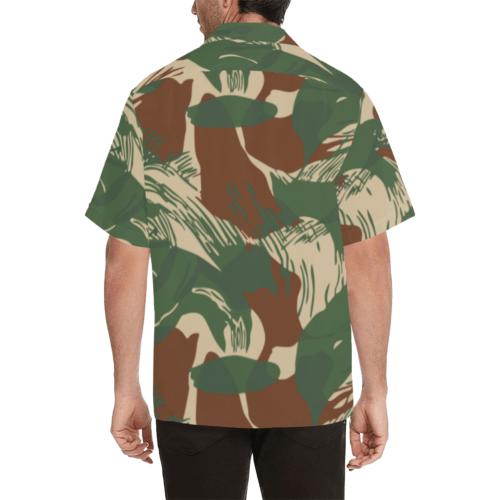 Alternative view of Rhodesian Brushstroke Camouflage v2b Hawaiian Shirt