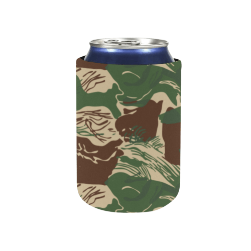 Rhodesian Brushstroke Camouflage v2 Neoprene Can Cooler 4" x 2.7" dia.