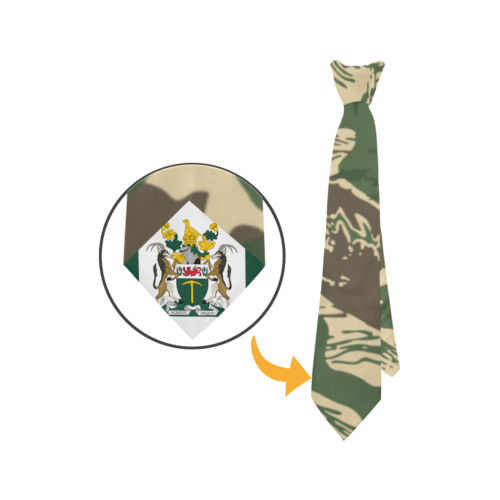 Rhodesian Brushstroke Camouflage v4  Neck Tie