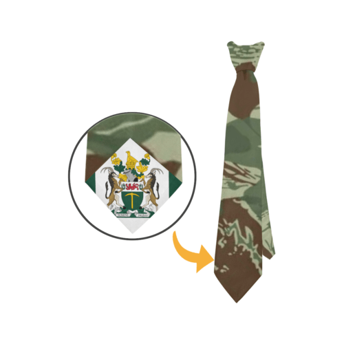 Rhodesian Brushstroke Camouflage v3  Neck Tie
