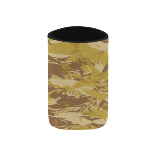 Alternative view of Rhodesian Brushstroke Fictional Tigerstripes Camouflage Neoprene Can Cooler 4" x 2.7" dia.