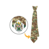Rhodesian Brushstroke Camouflage Fictional Digital Neck Tie