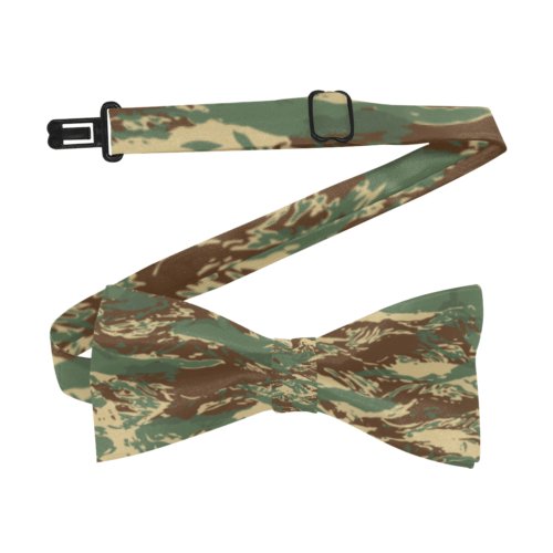 Rhodesian Brushstroke Fictional Tigerstripes Camouflage Custom Bow Tie