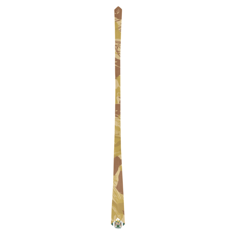 Rhodesian Brushstroke Camouflage Arid Neck Tie | Rhodesian Brushstroke
