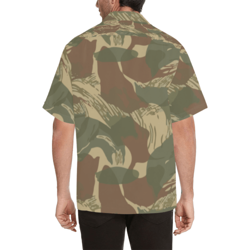 Alternative view of Rhodesian Brushstroke Camouflage v1 Hawaiian Shirt