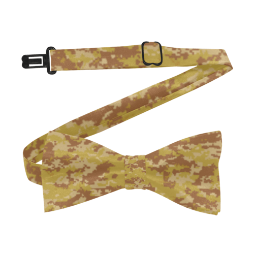 Rhodesian Brushstroke Fictional Arid Digital Camouflage Custom Bow Tie
