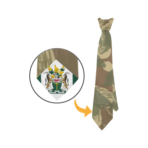 Rhodesian Brushstroke Camouflage v1 Neck Tie