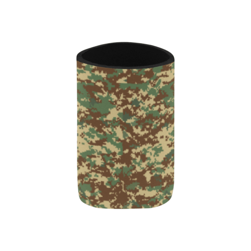 Alternative view of Rhodesian Brushstroke Fictional Digital Camouflage Neoprene Can Cooler 4" x 2.7" dia.