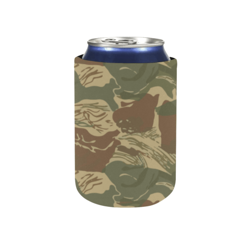 Rhodesian Brushstroke Camouflage v1 Neoprene Can Cooler 4" x 2.7" dia.