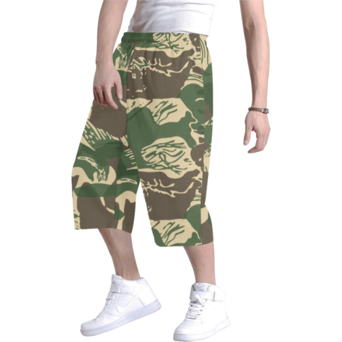 Alternative view of Rhodesian Brushstroke Camouflage v4 Baggy Shorts