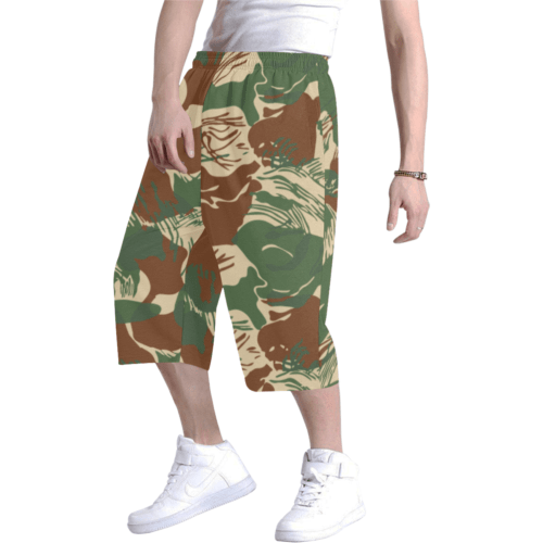 Alternative view of Rhodesian Brushstroke Camouflage v2b Baggy Shorts