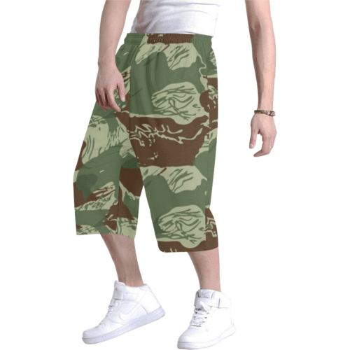Alternative view of Rhodesian Brushstroke Camouflage v3 Baggy Shorts