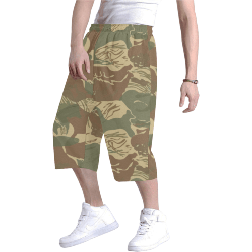 Alternative view of Rhodesian Brushstroke Camouflage v1 Baggy Shorts