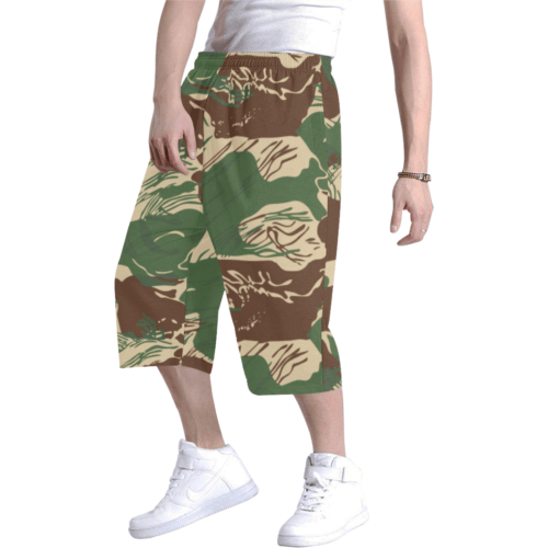 Alternative view of Rhodesian Brushstroke Camouflage v2 Baggy Shorts