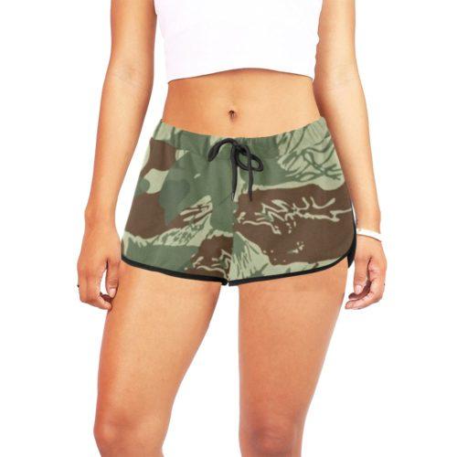 Rhodesian Brushstroke Camouflage v3 Women's Relaxed Shorts