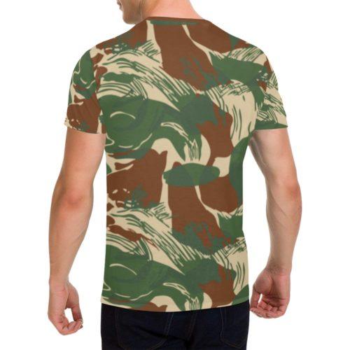 Alternative view of Rhodesian Brushstroke Camouflage v2b T-Shirt for Men