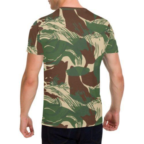 Alternative view of Rhodesian Brushstroke Camouflage v2 T-Shirt for Men
