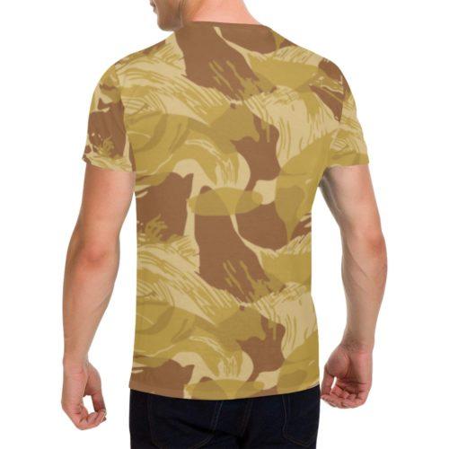 Alternative view of Rhodesian Brushstroke Camouflage Arid T-Shirt for Men