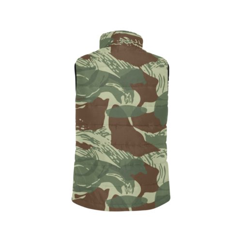 Alternative view of Rhodesian Brushstroke Camouflage v3 Men's Padded Vest Jacket