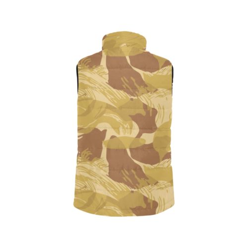 Alternative view of Rhodesian Brushstroke Camouflage arid Men's Padded Vest Jacket