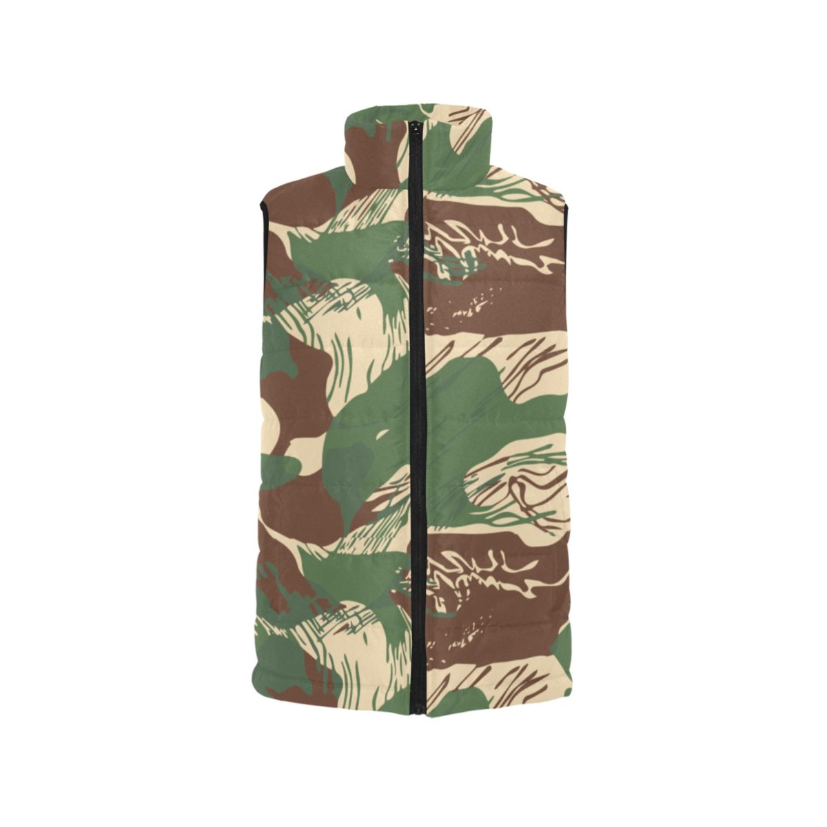 Rhodesian Brushstroke Camouflage v2 Men's Padded Vest Jacket