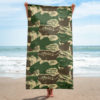 Rhodesian Brushstroke Camouflage v4 Beach Towel