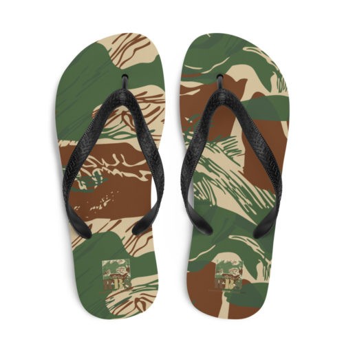 Rhodesian Brushstroke Camouflage v2 Flip-Flops
