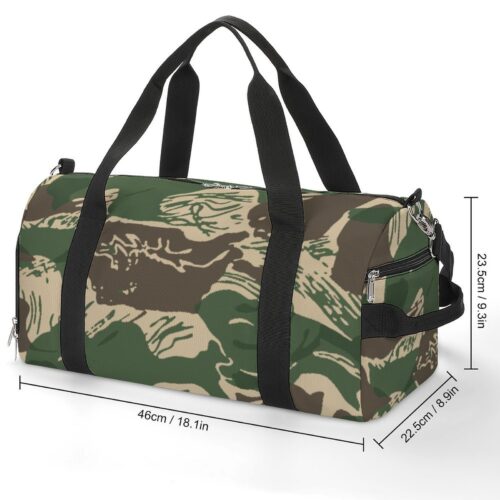 Alternative view of Rhodesian Brushstroke Camouflage v4 Duffle bag