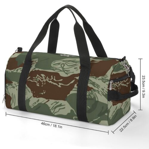 Alternative view of Rhodesian Brushstroke Camouflage v3 Duffle bag