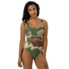 Rhodesian Brushstroke Camouflage v2 One-Piece Swimsuit