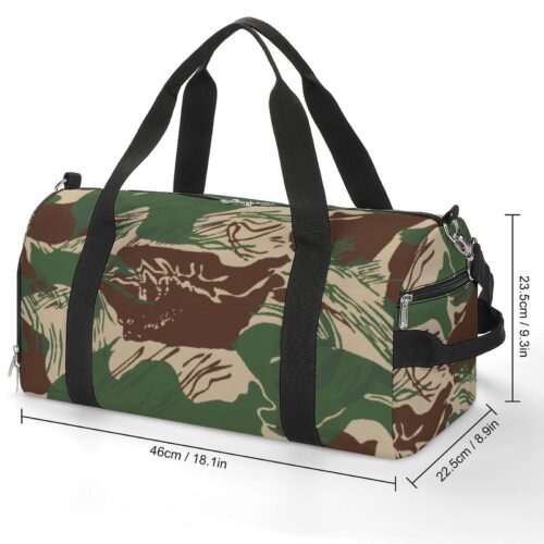 Alternative view of Rhodesian Brushstroke Camouflage v2 Duffle bag
