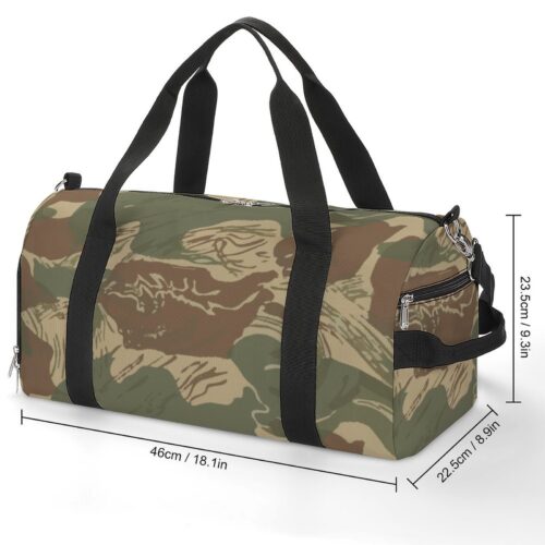 Alternative view of Rhodesian Brushstroke Camouflage v1 Duffle bag
