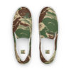 Rhodesian Brushstroke Camouflage v2 Men’s slip-on canvas shoes