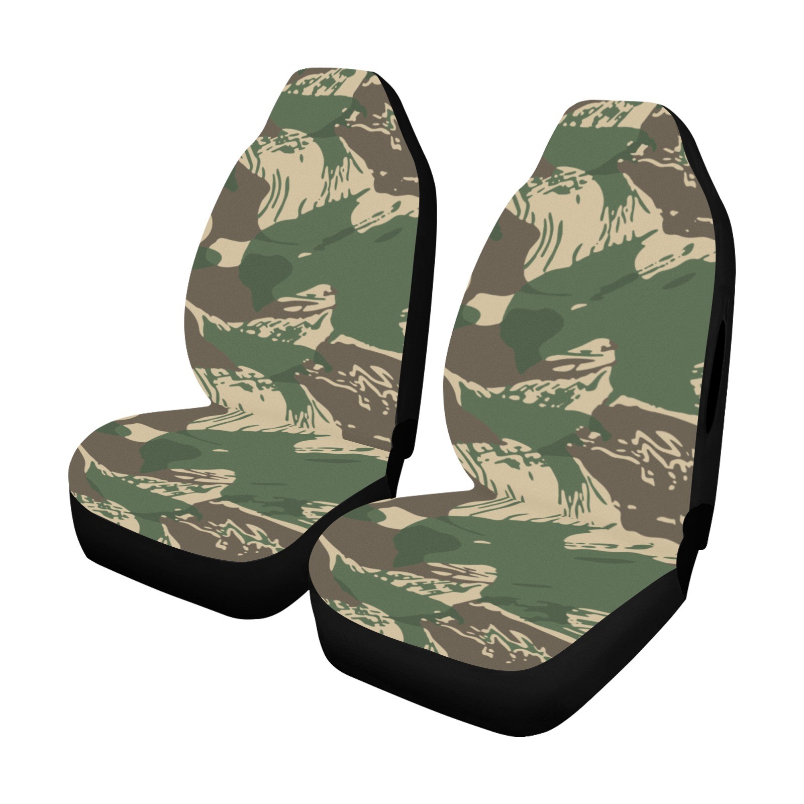 Rhodesian Brushstroke Camouflage v4 Car Seat Cover (Set of 2