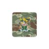 Rhodesian Brushstroke Camouflage v3 Square Coasters 1,2,4,6,8 and 10 packs