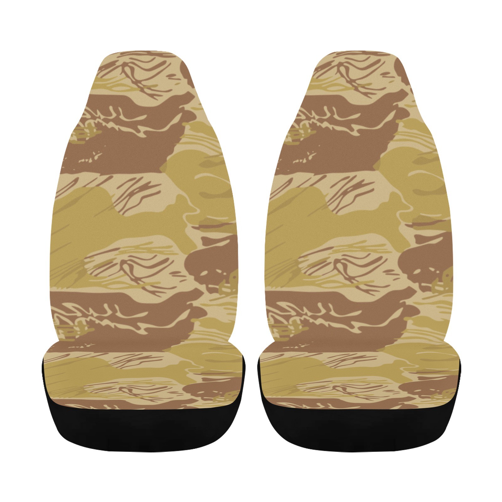 Rhodesian Brushstroke Camouflage Arid Car Seat Cover (Set of 2