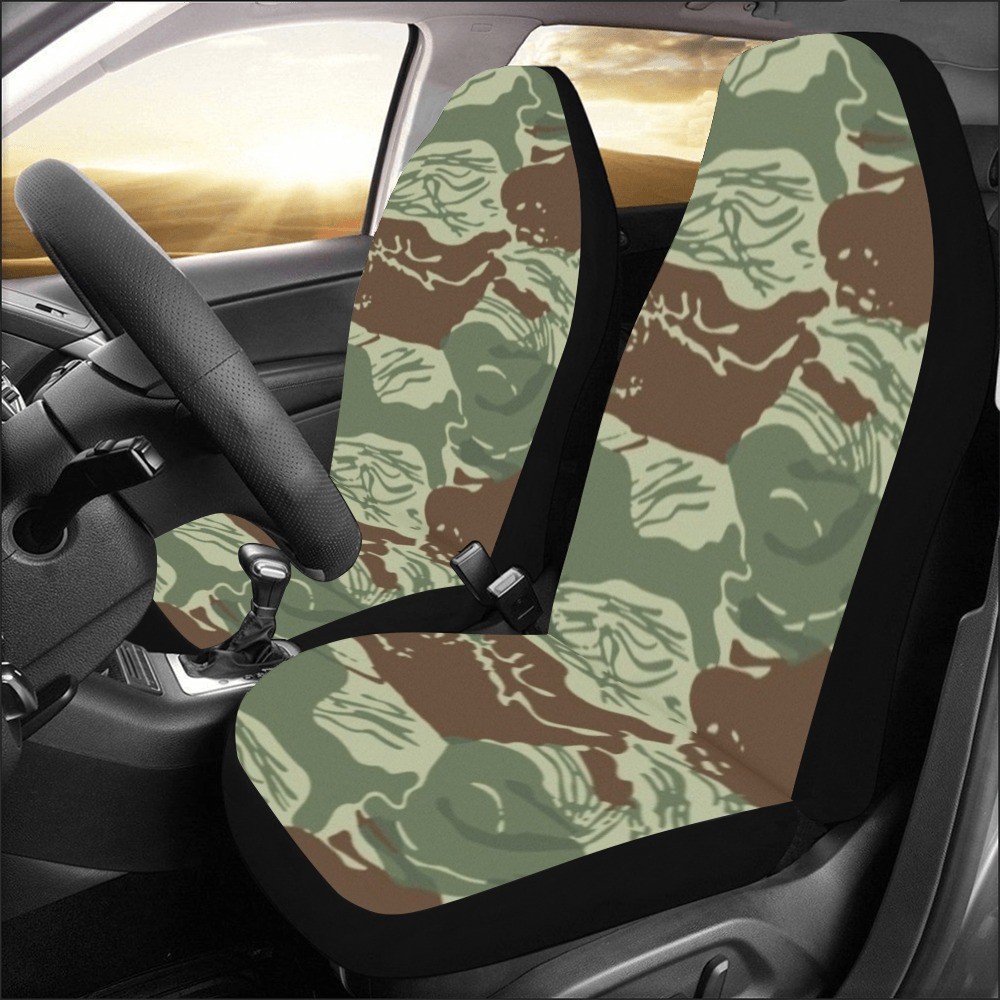 Rhodesian Brushstroke Camouflage v3 Car Seat Cover (Set of 2