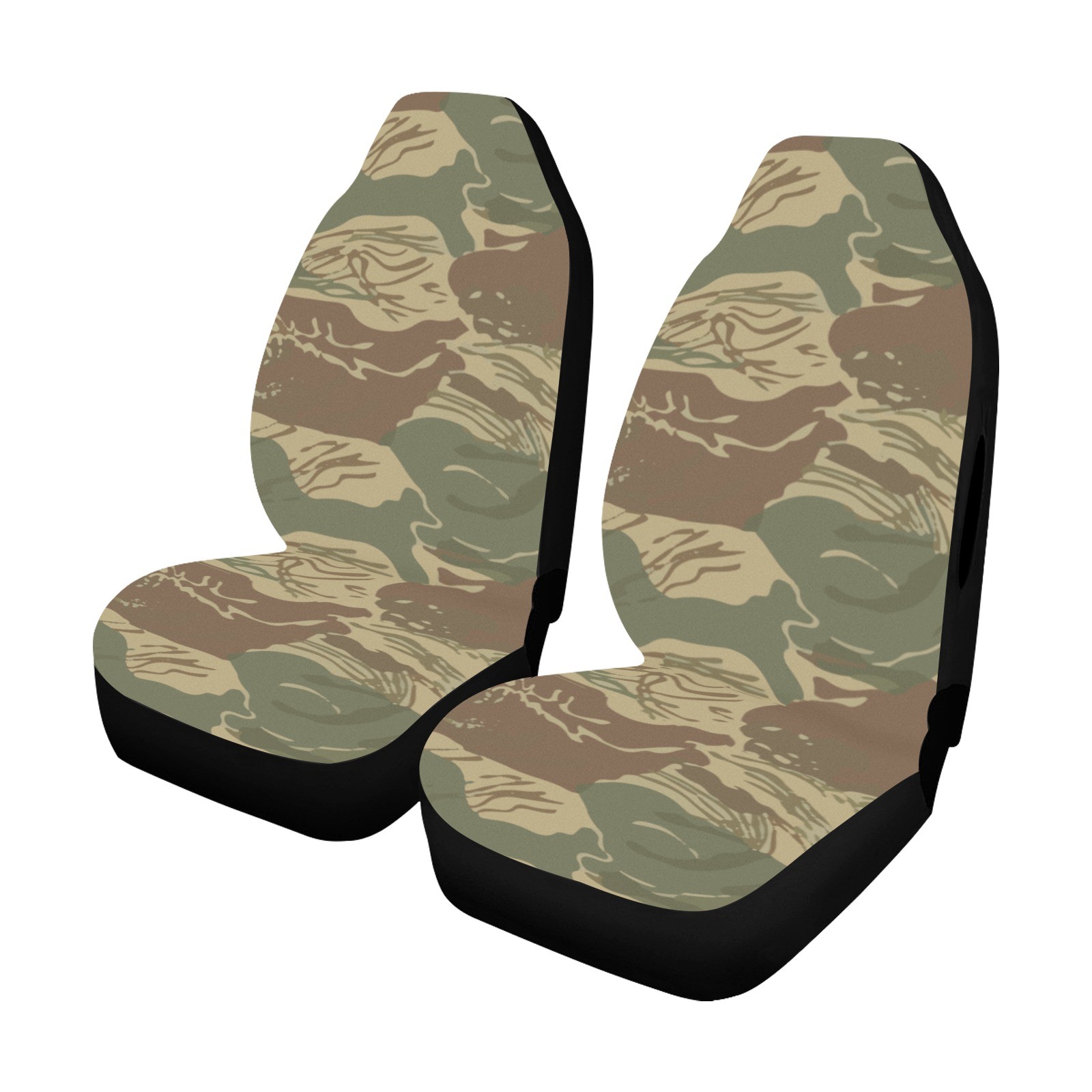 Rhodesian Brushstroke Camouflage v1 Car Seat Cover (Set of 2